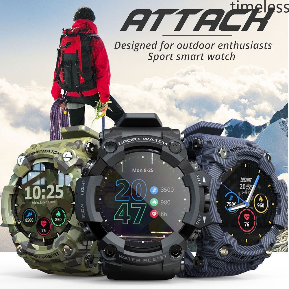 LOKMAT ATTACK Pantalla T ctil Completa Deportes Fitness Tracker