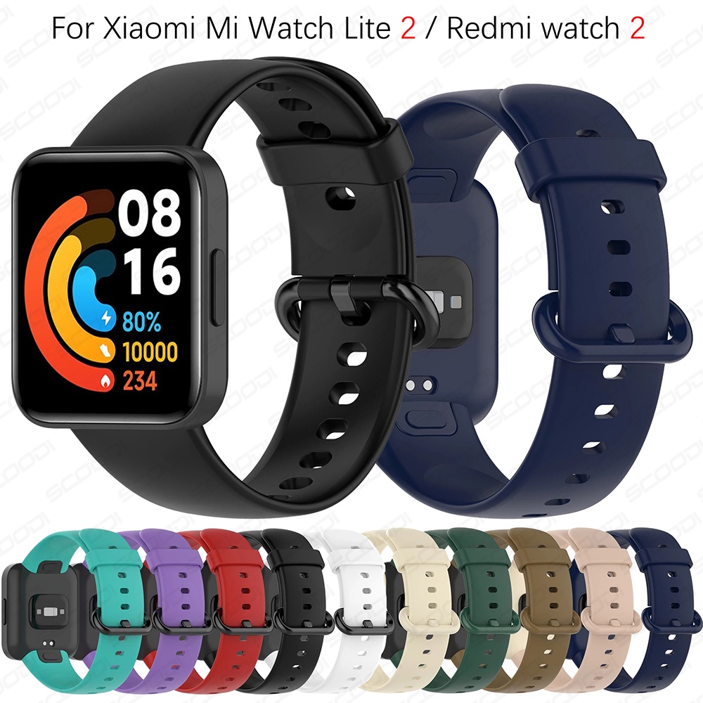 Silicona Correa Pulsera Reemplazo For Xiaomi Mi Watch 2 Lite/Redmi Watch 2  Lite