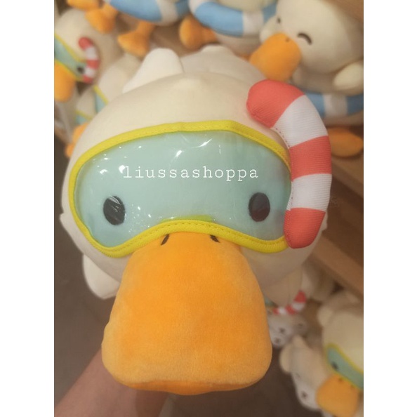 Peluche Pato con Traje de Buceo Miniso