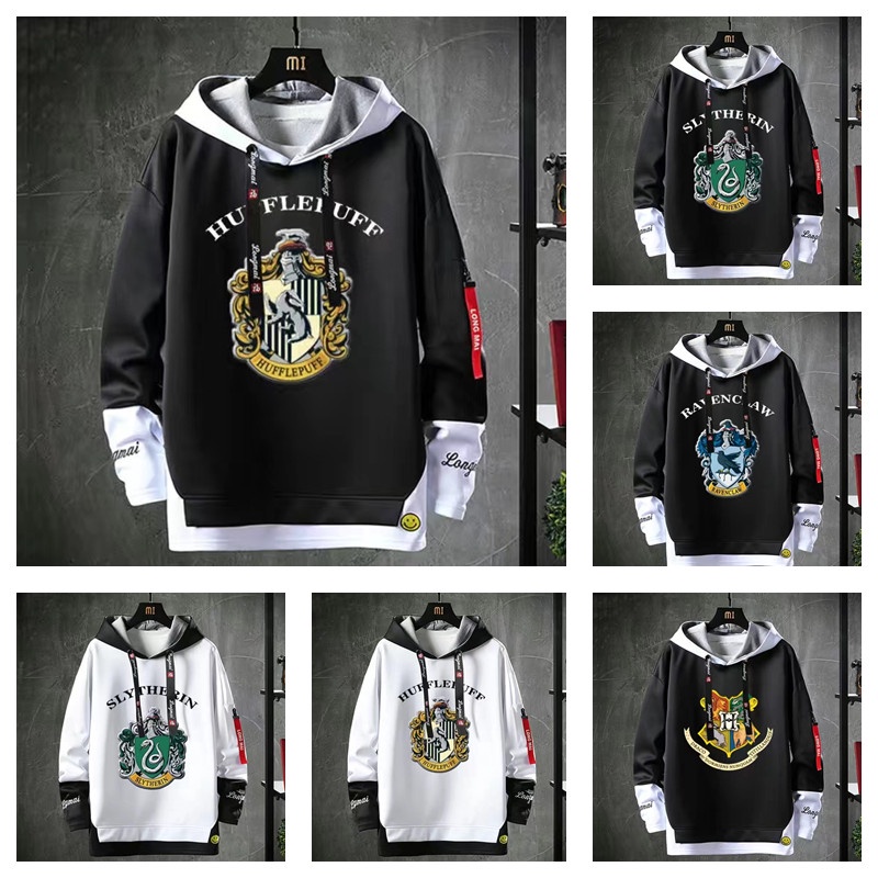  Harry Potter sudadera con capucha y cremallera de las casas  para hombre, M, Ravenclaw : Ropa, Zapatos y Joyería