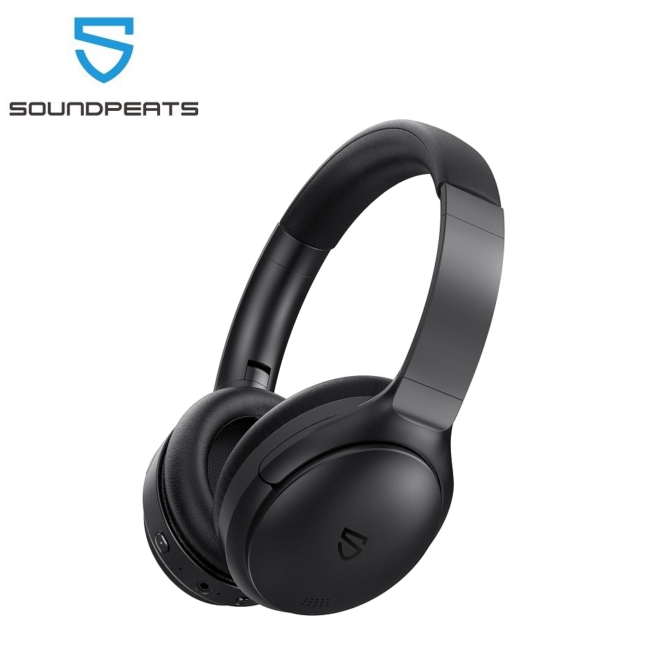 Soundpeats A6 Bluetooth ANC auriculares sobre la oreja auriculares plegables diadema AUX auriculares h bridos Active cancelaci n de ruido