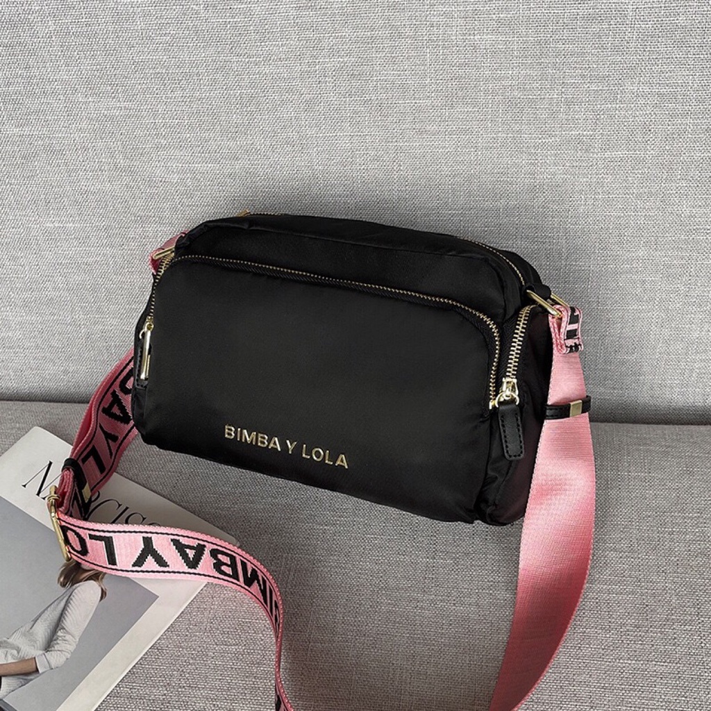 España De Un Hombro Correa Bolsa BIMBA Y LOLA Verano Nuevo Estilo Cámara  Letra Cross-Body Señoras Bolso De Las Mujeres