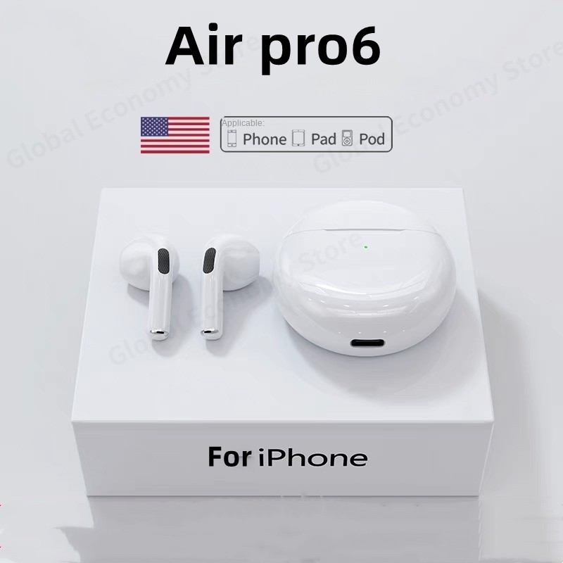 Airpods Pro 6 TWS Auriculares Inal mbricos Bluetooth Mini