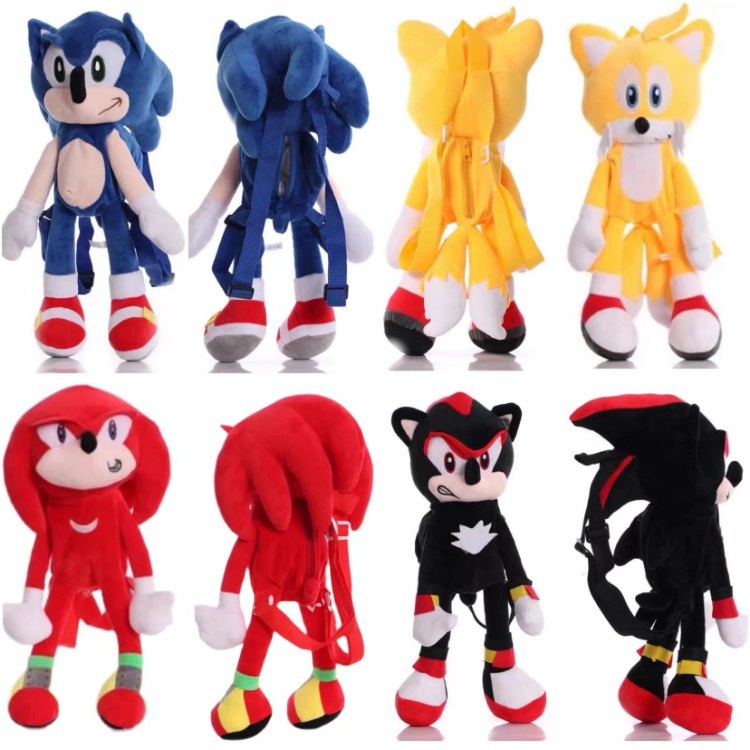 Sonic the Hedgehog Mochila De Peluche 45 Cm Shopee Colombia