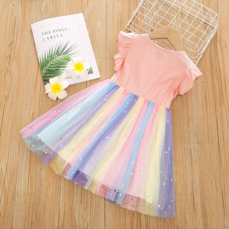 Vestidos arcoiris para cheap niñas