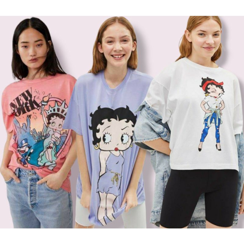 Camisetas de 2024 betty boop