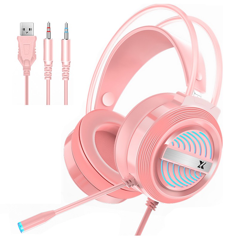 Audifonos para niñas auriculares con cable y micrófono Bocinas Cascos