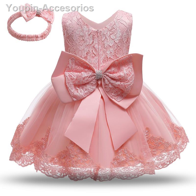 Vestido de bautizo para niña de 1 año 2019 hot sale