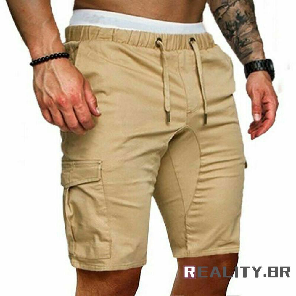 Pantalones militares cortos online hombre