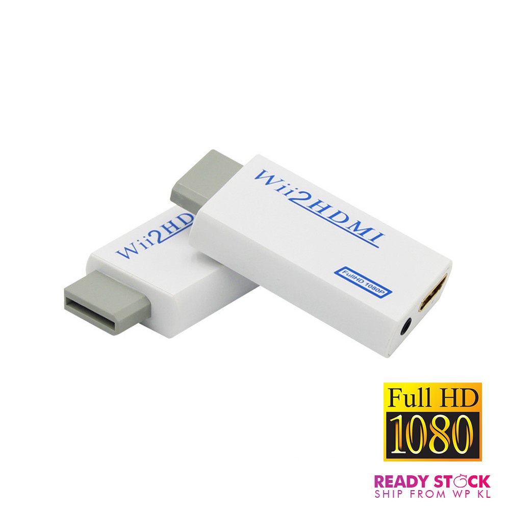 Adaptador De Plástico Para Wii A HDMI, Para Convertidor Wii 2 HDMI