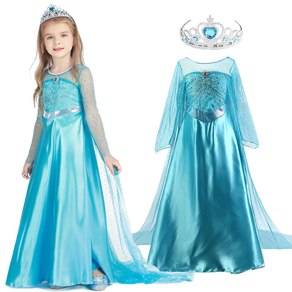 Vestidos de discount elsa y ana