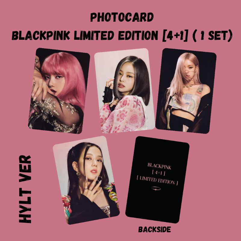 ☆ Set Photocards BLACKPINK - The Album ☆ Cada set contiene 4
