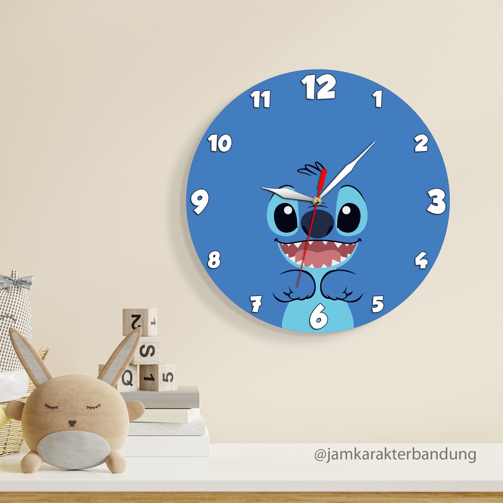 Es Stitch - Reloj de pared para de corar tu carto de