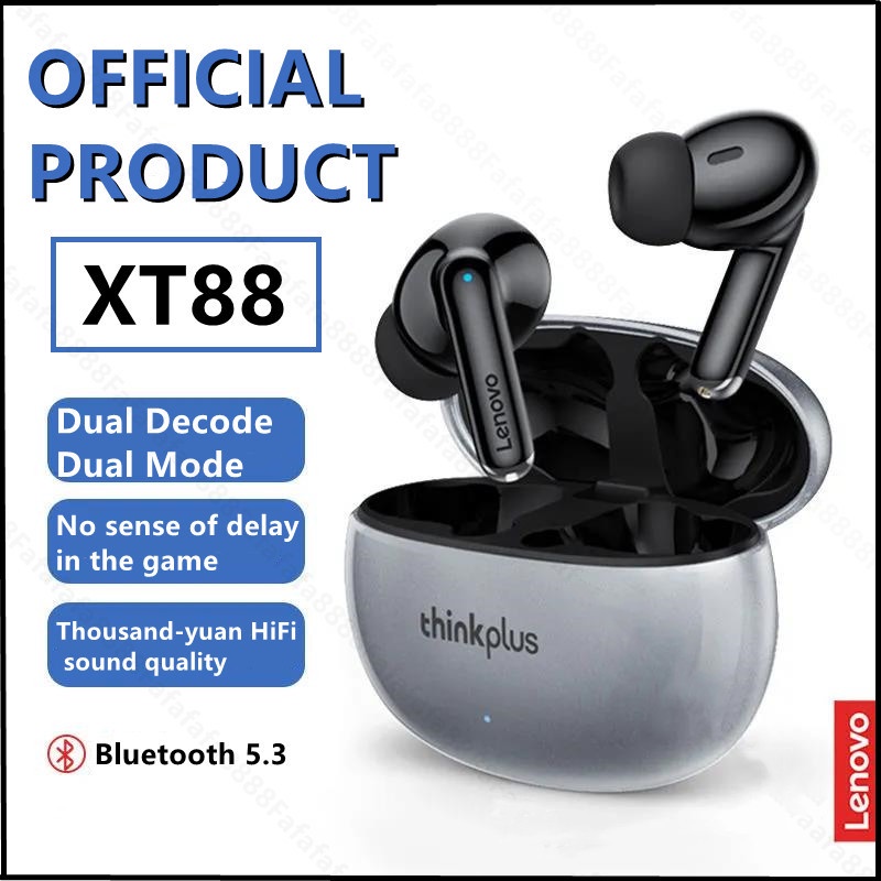 Nuevo Auriculares Inalámbricos Originales de Lenovo Xt88 Tws Bluetooth 5.3  Aurictos de Control de Ruido de Ruido de Mico Dual