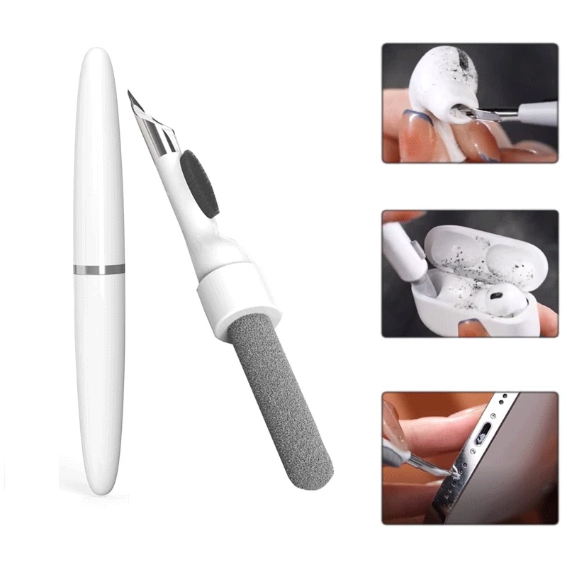 Kit limpiador para Apple Airpods Pro 3 2 1, Kit de limpieza con cepillo,  estuche para