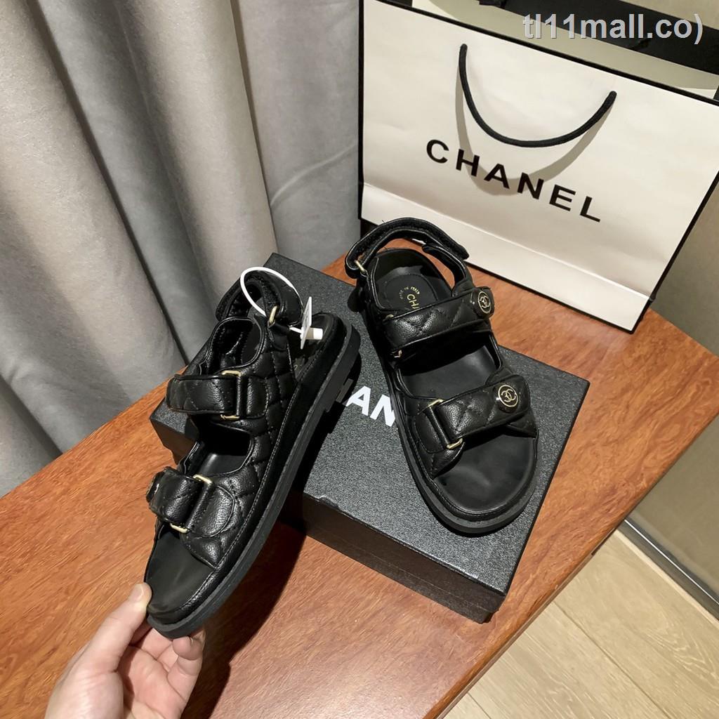 chanel Sandalias De Velcro Para Mujer Zapatos De Playa