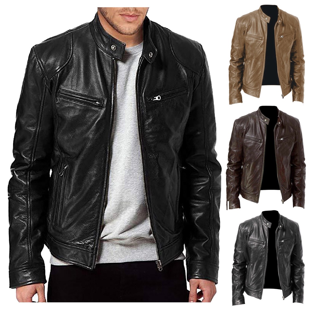 Abrigo De Piel Para Hombre Saco De Solapa Chaqueta Larga Chamarras De Moda  mens