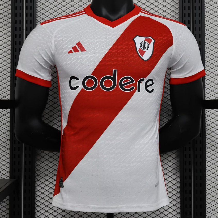 Camiseta De F tbol Para Hombre Versi n Jugador Blanca 23 24 River