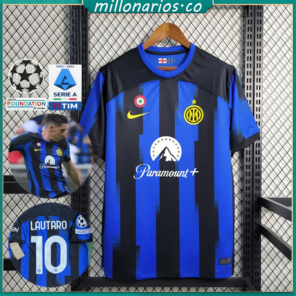 2023-24 Jersey Inter Milan Local Camiseta de Fútbol Personalización Nombre  Número