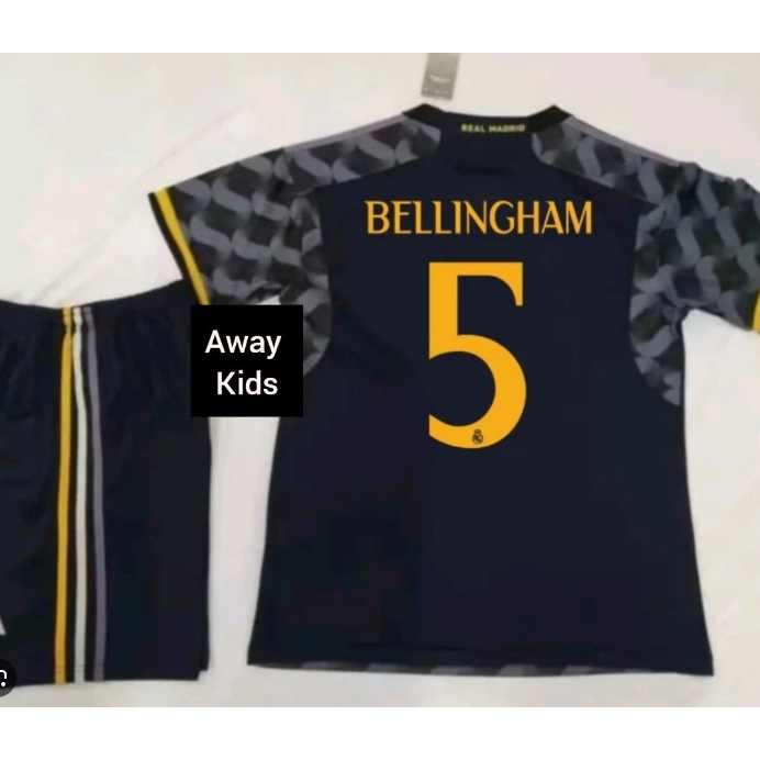Equipo De Niños Del Real madrid Bellingham Vini Jr . Camisetas De