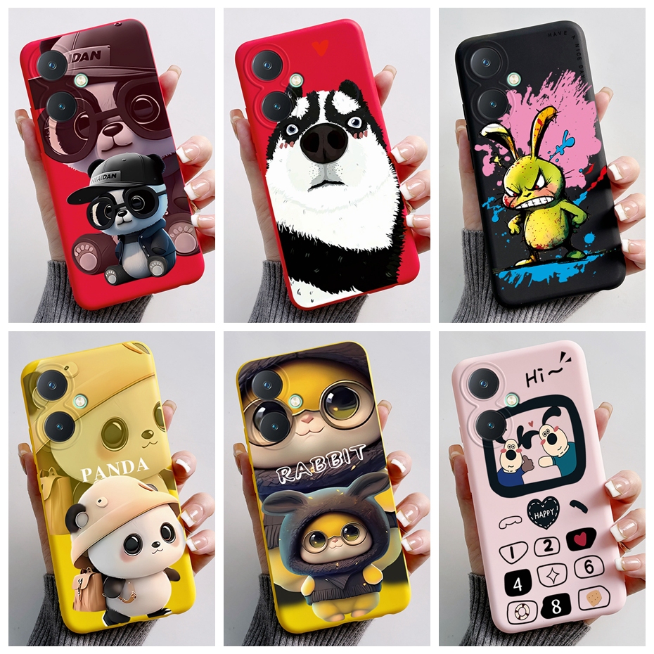 For Vivo Y36 Case Cute Rabbit Panda Soft Silicon Phone Cases for Vivo Y36  5G Back Cover for VivoY36 Y 36 V2248 V2247 Funda Coque - AliExpress