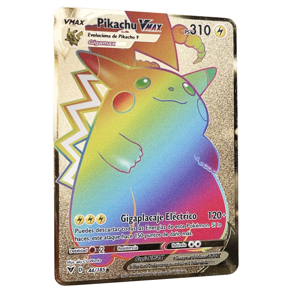  Juego de cartas Pokemon Vmax - Pikachu VMAX 44/185 y