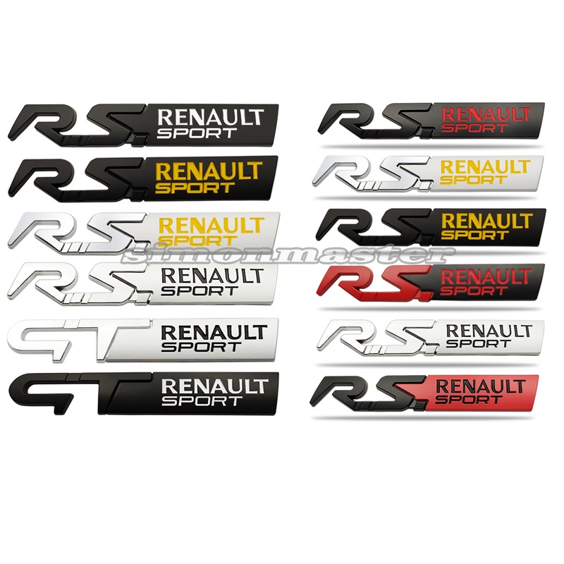Calcomanía pegatina para parachoques para automóvil Renault con logotipo  platea