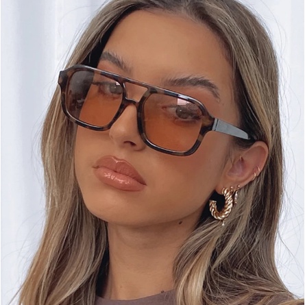 Moda Lujo Rimless Square Gafas de sol mujer Diseñador Retro Sun Glasses  Femenino Gran Marco Degradado Espejo Vintage Oculos