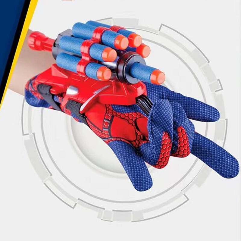 Spiderman Figura Juguete Ni os Pl stico Cosplay Guante Lanzador