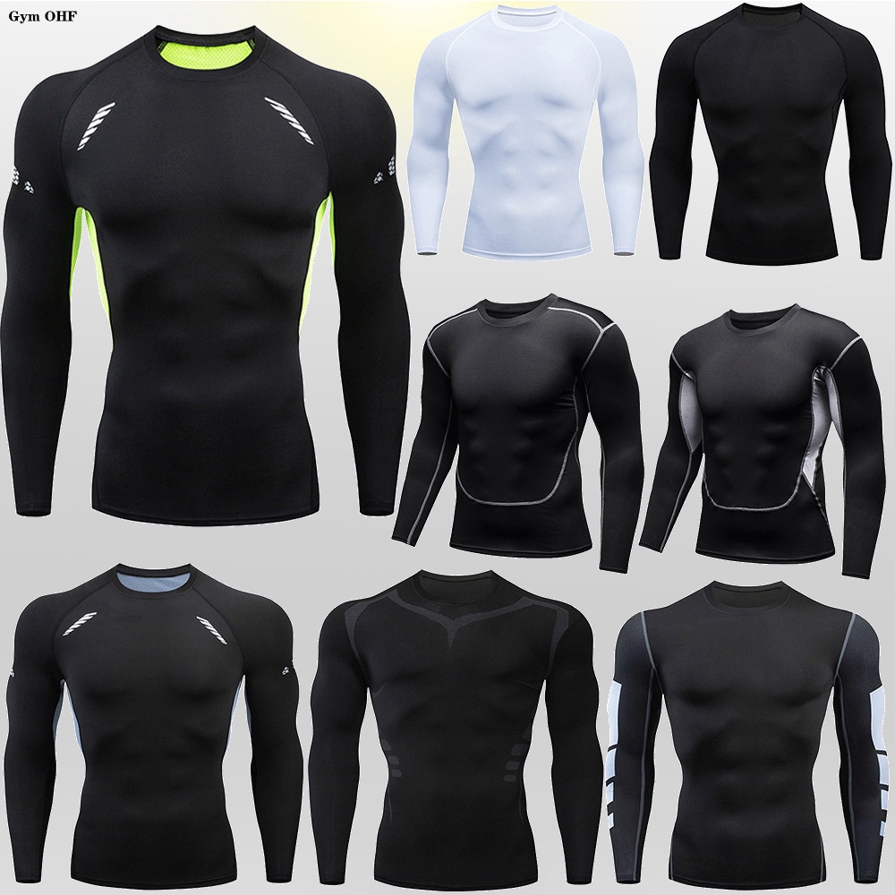 camiseta para hombre marca gimnasio fitness jogging camiseta deportiva  camisetas rashguard hombres running entrenamiento