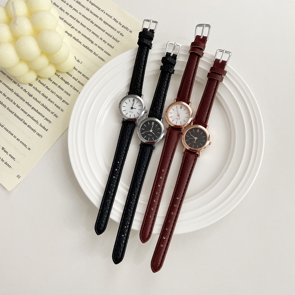 Las Mujeres Reloj Peque o Redondo Simple Relojes Shopee Colombia