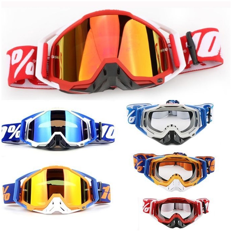 Gafas de Motocross para hombre, lentes de seguridad para casco de