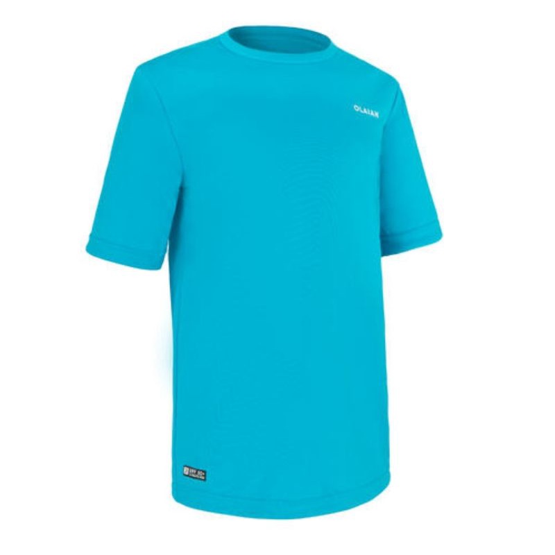 Camiseta de fitness 2 en 1 para Niña Domyos 500 turquesa oscuro - Decathlon