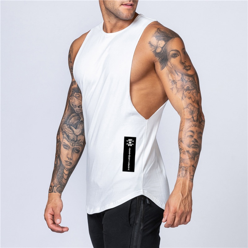  Camisetas sin mangas de entrenamiento para hombres, camisetas  de gimnasio para culturismo, fitness, muscular, camisetas de verano a la  moda atlética, Blanco : Ropa, Zapatos y Joyería