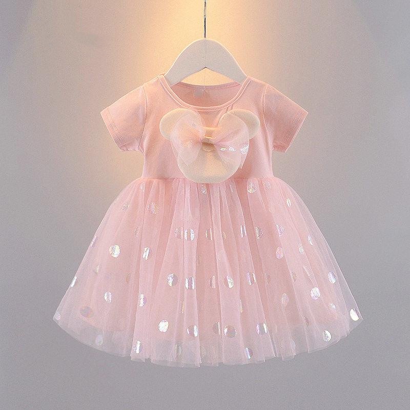 Vestidos para niñas rosado bebe hot sale