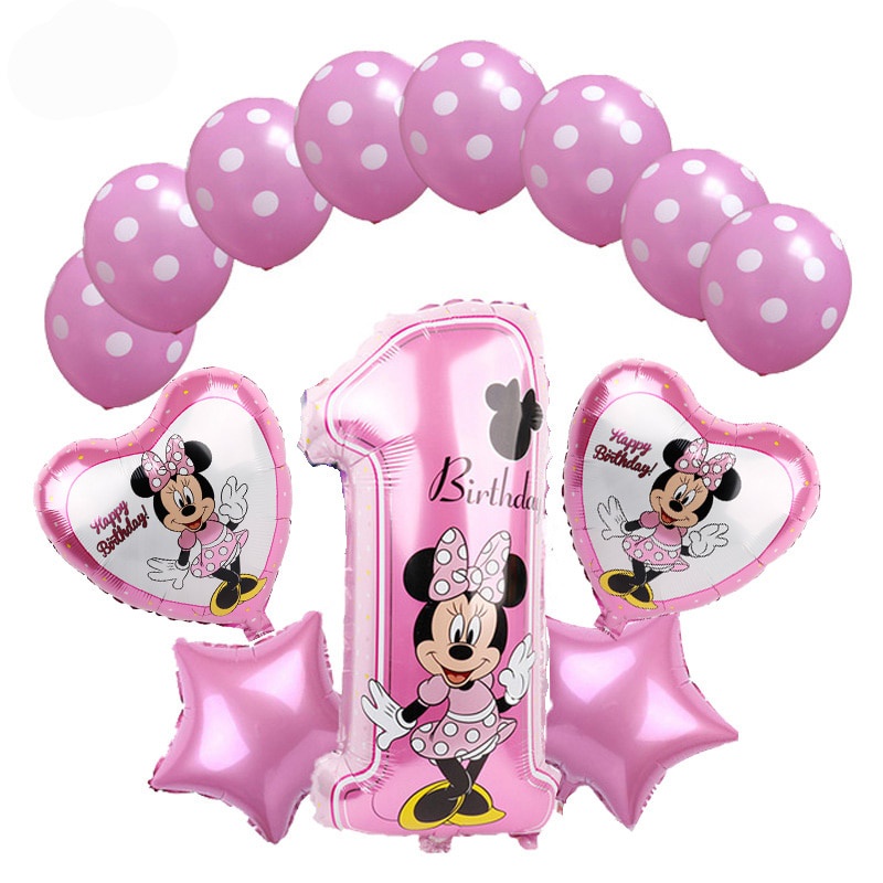 Kit De Arco Guirnalda 117 Globos Minnie Mouse Decoracion Para Fiestas  Cumpleaños