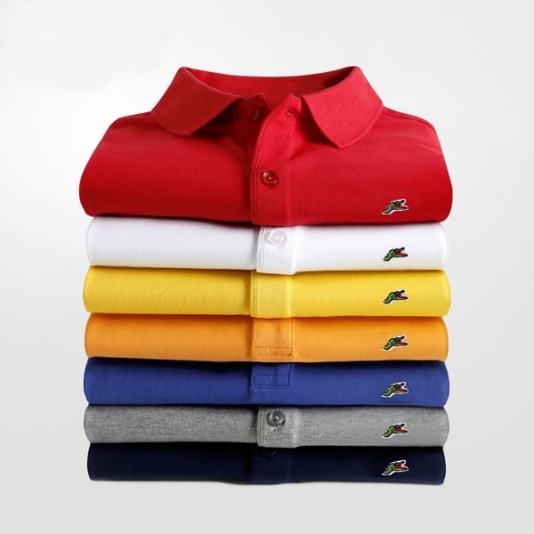 Camisa POLO LACOSTE De Verano Para Hombre Camiseta De Manga Corta