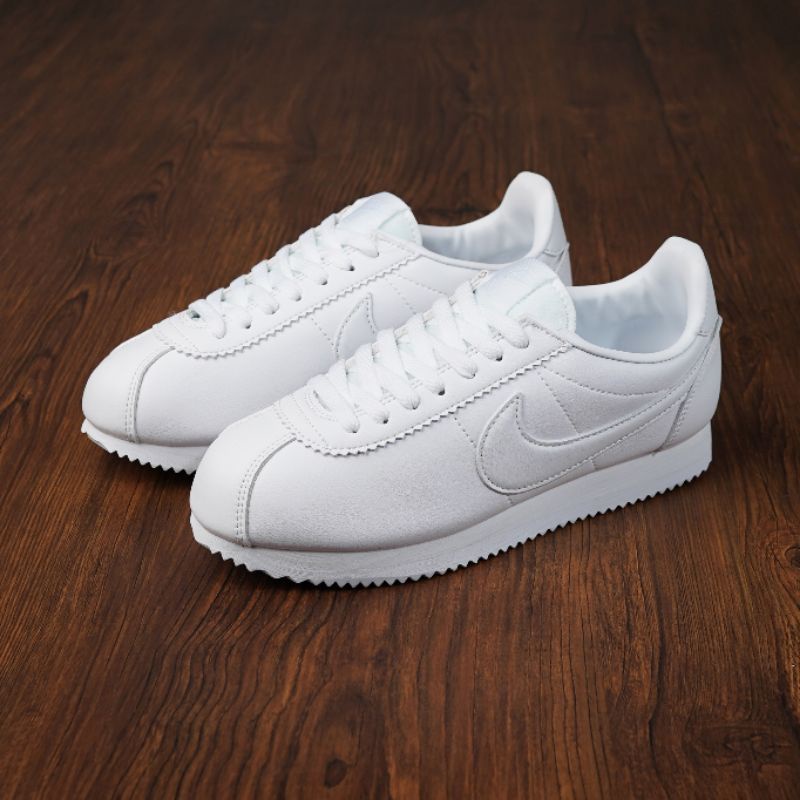 Nike cortez outlet blancas de tela