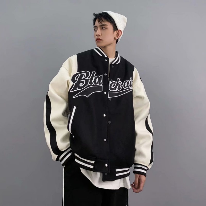 Chaqueta universitaria Retro americana para hombre, ropa de calle, abrigo  de tendencia Y2K, uniforme de béisbol de Hip-Hop, chaqueta Bomber informal  para pareja - AliExpress