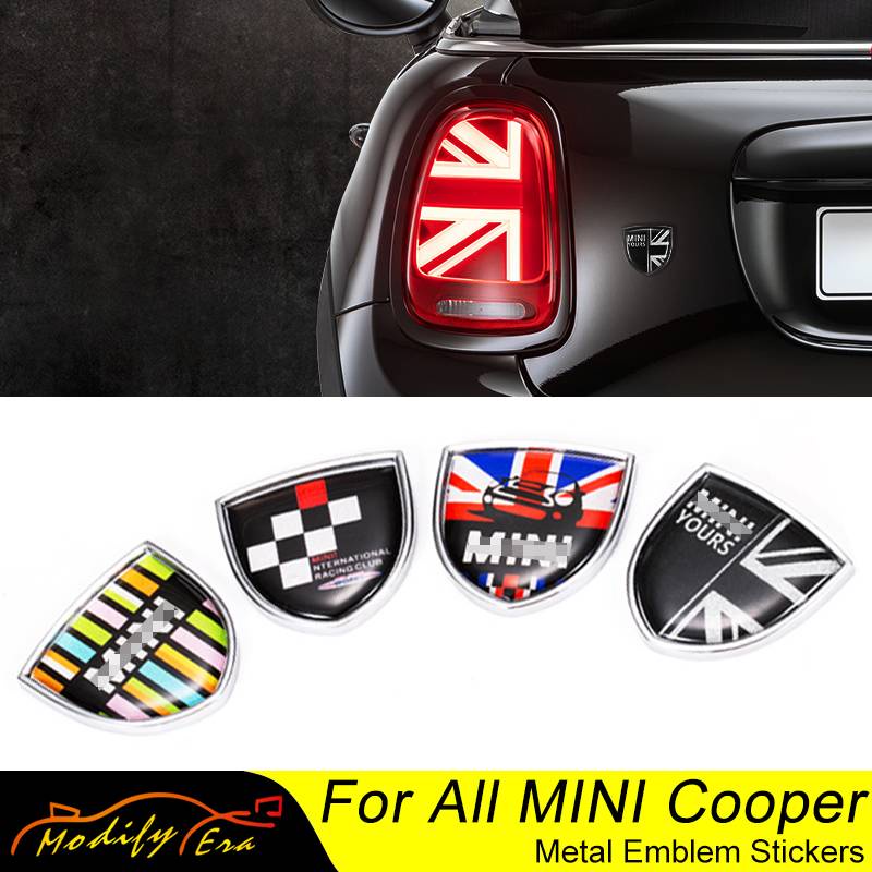 Pegatina de coche para MINI COOPER R55, R56, R57, R58, R59, R60, R61,  Clubman, Countryman, Centro de volante, accesorios de calcomanías 3D -  AliExpress