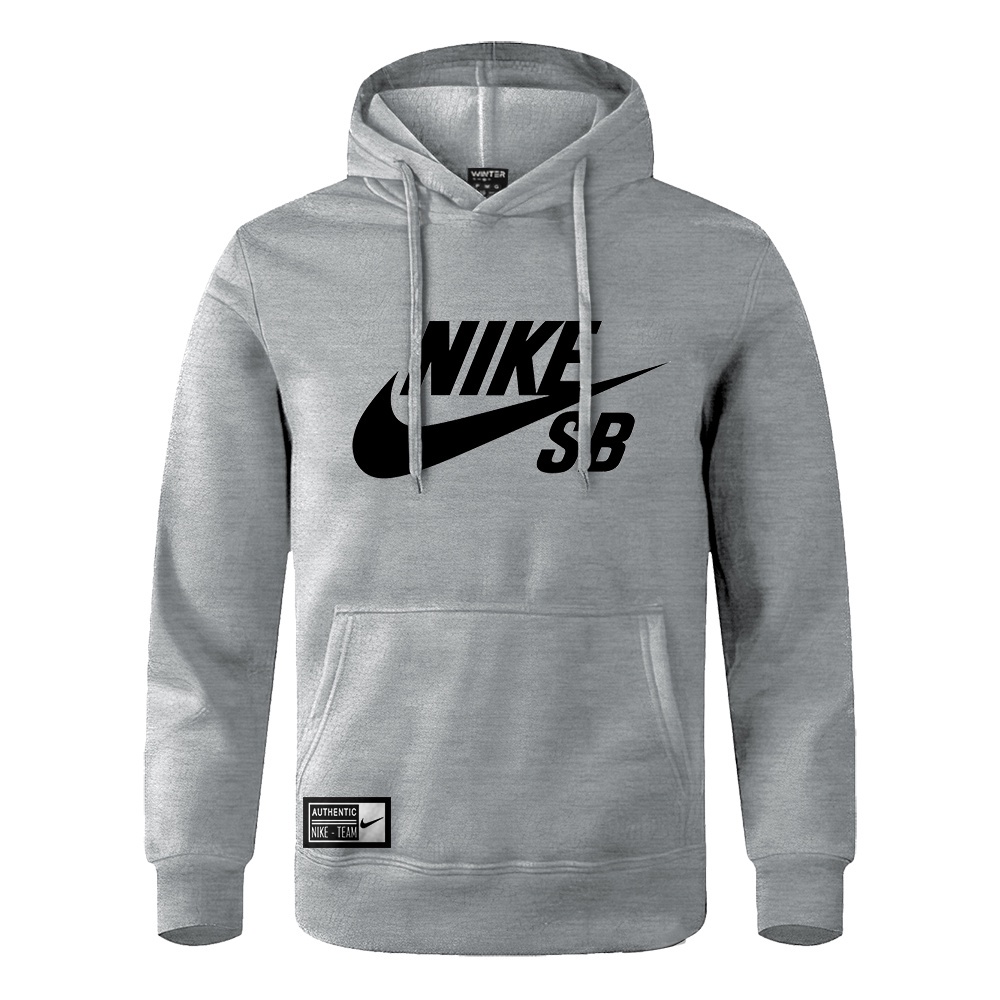 Sudaderas nike gris online hombre