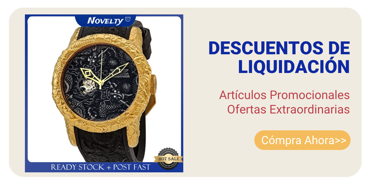 Relojes hombre con pulsera con caja oferta liquidación promoción