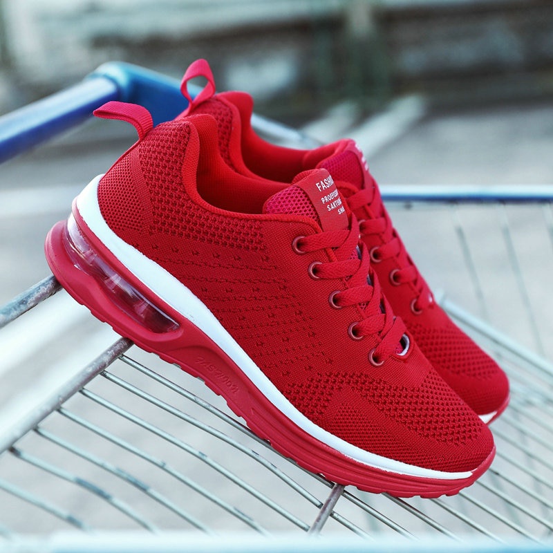 Tenis rojos de discount marca para mujer