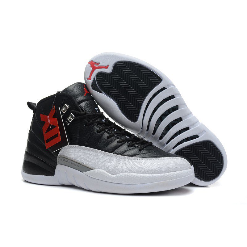 Jordan retro 12 discount blanco con rojo