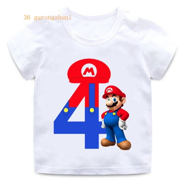 Camiseta de mario bros para online niños