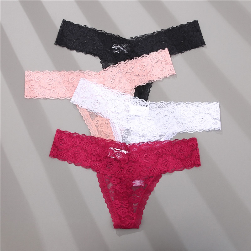 Sexy Women's Flower Lace Crocet C String Thongs Tanga Panties Invisible  Floral Seamless Thong Lingerie Underwear bragas mujer - Price history &  Review, AliExpress Seller - ChooseME Store