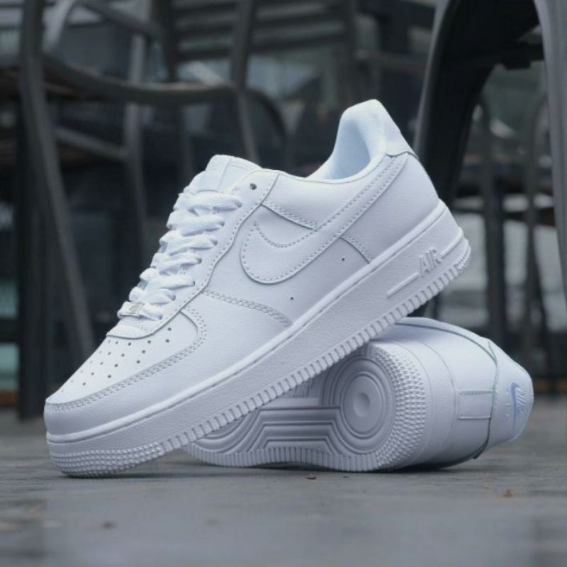 Nike Air Force 1st zapatillas hombre mujer Full White Original