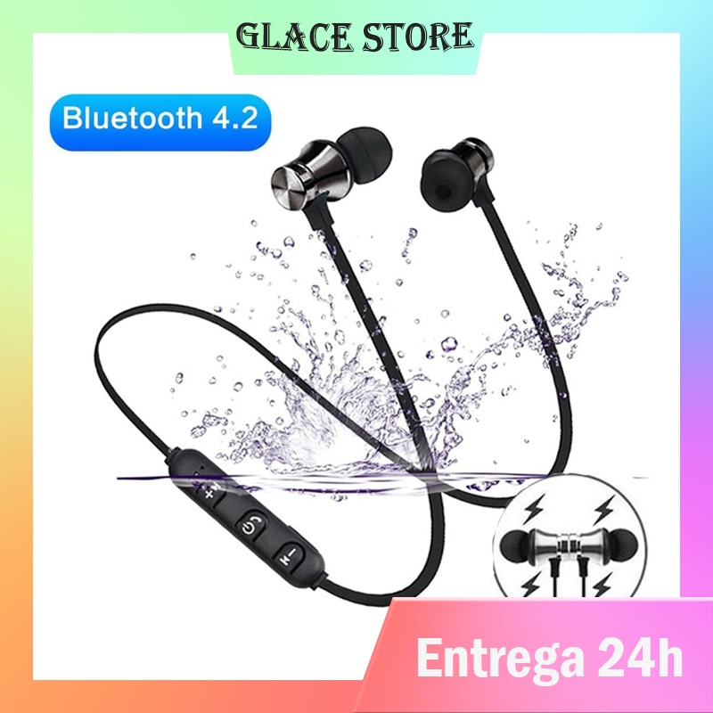 Comprar Auriculares Bluetooth con banda para el cuello, auriculares  inalámbricos magnéticos, pantalla de batería, auriculares deportivos  Bluetooth de larga espera con micrófono, auriculares estéreo