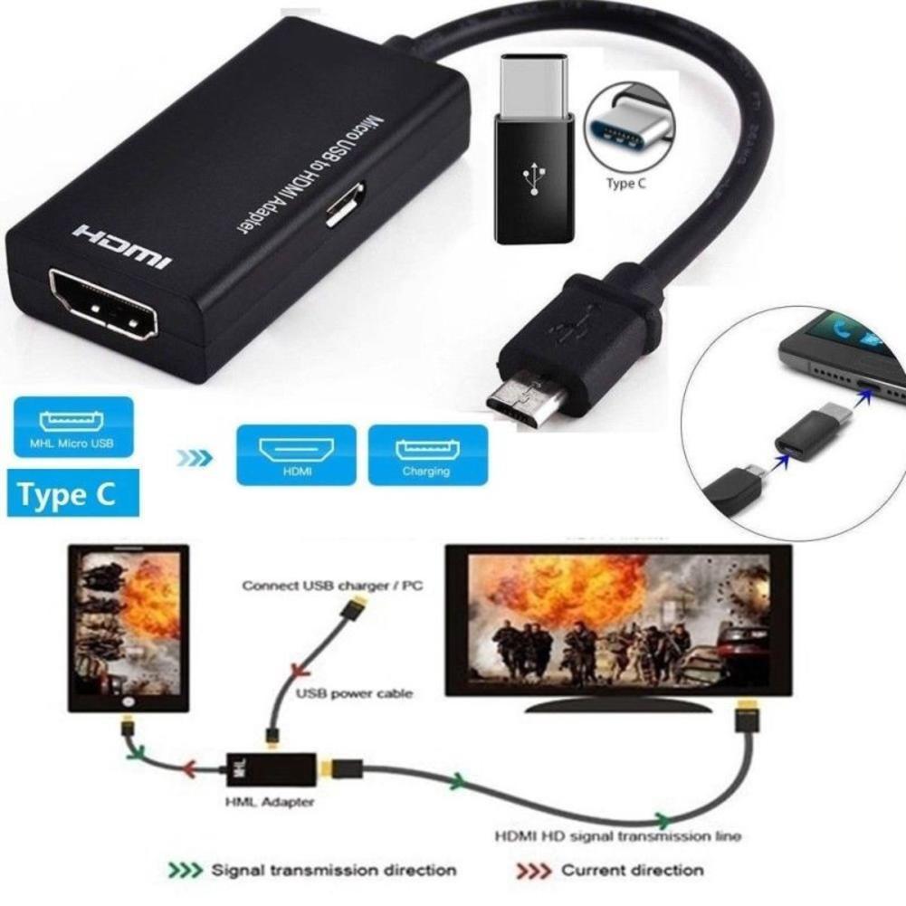 Adaptador Micro Usb A Hdmi Mhl No Requiere Alimentacion Samsung