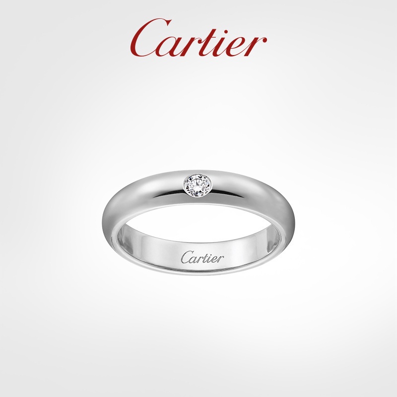 Mejor Vendedor Vendido M s Cartier 1895 Anillo De Boda De Platino